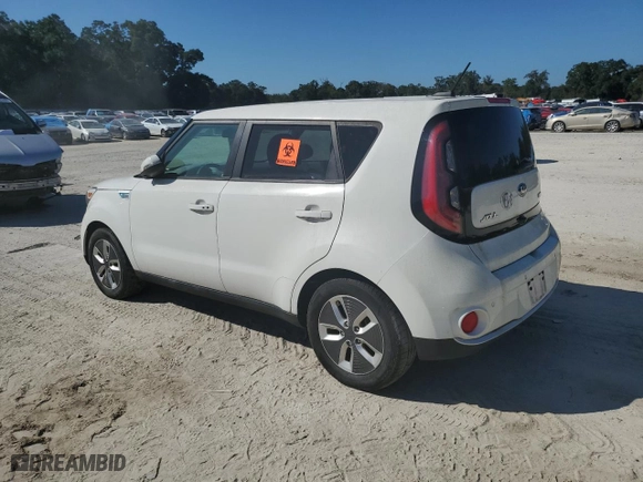 2017 Kia Soul EV EV+ with VIN KNDJX3AEXH7025244, listed as a Copart auction lot 76751154 with NaN miles and Salvage Title. Bid and sale history available at carsss.com. Image 2.