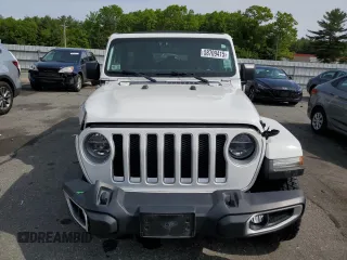 2020 Jeep Wrangler Unlimited Sahara with VIN 1C4HJXEG3LW243396, listed as a Copart auction lot 58709415 with 28,725 mi miles and Salvage title. Bid and sale history available at DreamBid. Image 5.