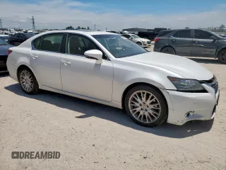 2013 Lexus GS 350 with VIN JTHBE1BL7D5015058, listed as a Copart auction lot 66195415 with 87,377 mi miles and Salvage title. Bid and sale history available at DreamBid. Image 4.