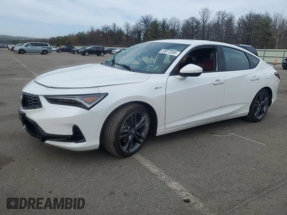 2023 Acura Integra w/A-Spec Package z VIN 19UDE4H36PA021823, wystawiony jako Copart lot #53972265 z przebiegiem 29 467 mil mil oraz Szkoda całkowita • Salvage title. Historia ofert i sprzedaży dostępna na DreamBid. Obrazek 1.