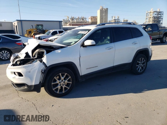 2016 Jeep Cherokee Latitude with VIN 1C4PJLCB1GW208034, listed as a Copart auction lot 45561445 with 139,307 mi miles and Salvage Title. Bid and sale history available at carsss.com. Image 1.