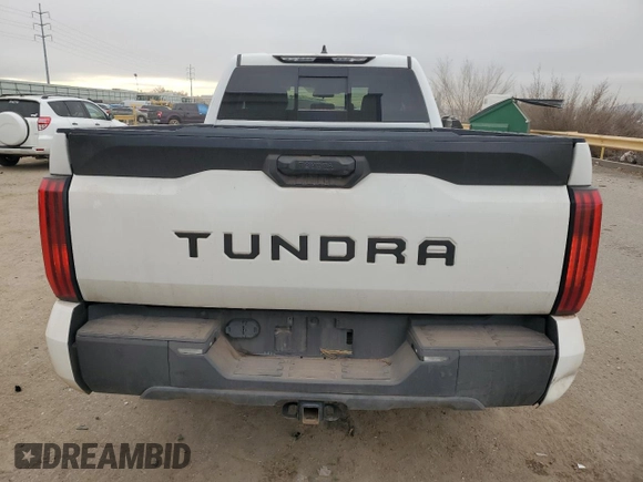 2022 Toyota Tundra SR5 with VIN 5TFLA5DA7NX044358, listed as a Copart auction lot 85799994 with 33,922 mi miles and Salvage title. Bid and sale history available at DreamBid. Image 6.