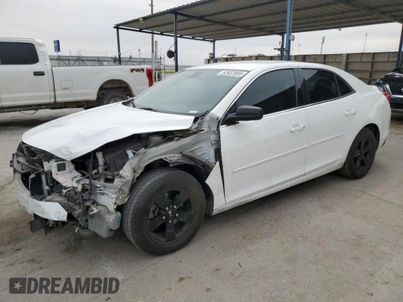 2015 Chevrolet Malibu LS with VIN 1G11B5SLXFU123043, listed as a Copart auction lot 52637855 with 151,417 mi miles and Salvage Title. Bid and sale history available at DreamBid. Image 1.