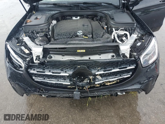 2020 Mercedes-Benz GLC 300 with VIN WDC0G8DB6LF726012, listed as a Copart auction lot 61417835 with 37,688 mi miles and Salvage title. Bid and sale history available at DreamBid. Image 11.