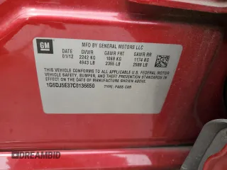 2012 Cadillac CTS Performance with VIN 1G6DJ5E37C0136650, listed as a Copart auction lot 71273254 with 184,651 mi miles and Salvage title. Bid and sale history available at DreamBid. Image 14.
