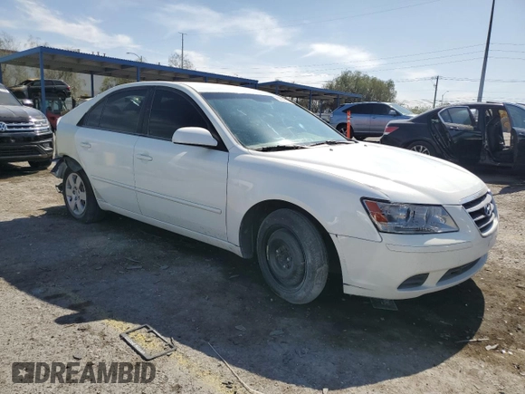 2009 Hyundai Sonata GLS with VIN 5NPET46C49H408054, listed as a Copart auction lot 58868105 with 215,171 mi miles and Salvage title. Bid and sale history available at DreamBid. Image 4.