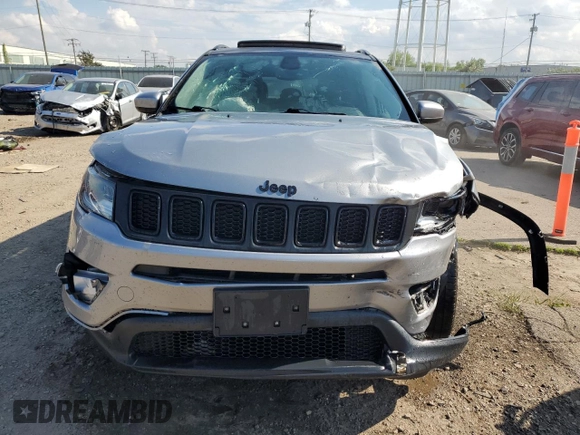2020 Jeep Compass Latitude with VIN 3C4NJCBB8LT162579, listed as a Copart auction lot 56656665 with 78,828 mi miles and Salvage title. Bid and sale history available at DreamBid. Image 5.