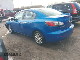 2012 Mazda Mazda3 i Touring with VIN JM1BL1V85C1537224, listed as a IAAI auction lot 41588360 with 186,814 mi miles. Bid and sale history available at carsss.com. Image 3.