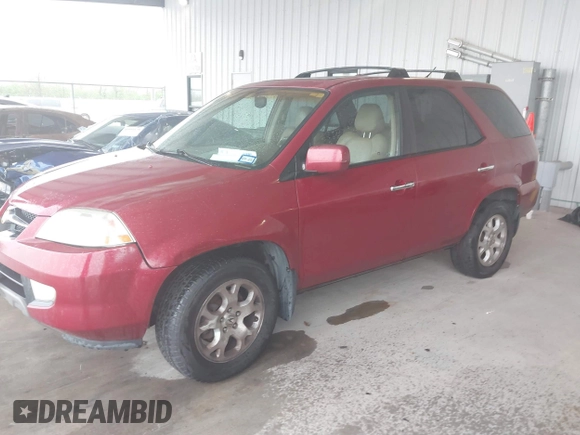 2002 Acura MDX Touring Pkg with VIN 2HNYD18612H545168, listed as a IAAI auction lot 41899989 with 250,118 mi miles. Bid and sale history available at carsss.com. Image 2.
