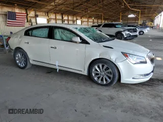 2014 Buick LaCrosse Leather with VIN 1G4GB5G33EF100342, listed as a Copart auction lot 54072835 with Not Provided miles and Salvage Title. Bid and sale history available at DreamBid. Image 4.