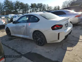 2024 BMW M2 with VIN 3MF13DM05R8E79951, listed as a Copart auction lot 41638385 with 11,018 mi miles and Salvage Title. Bid and sale history available at carsss.com. Image 2.