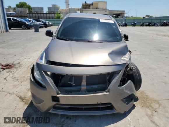 2015 Nissan Versa SV with VIN 3N1CN7AP2FL953150, listed as a Copart auction lot 61594975 with 105,951 mi miles and Salvage title. Bid and sale history available at DreamBid. Image 5.