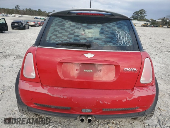 2006 MINI Hardtop S z VIN WMWRE33576TJ36468, wystawiony jako Copart lot #47862595 z przebiegiem 123 797 mil mil oraz Szkoda całkowita • Salvage title. Historia ofert i sprzedaży dostępna na DreamBid. Obrazek 6.