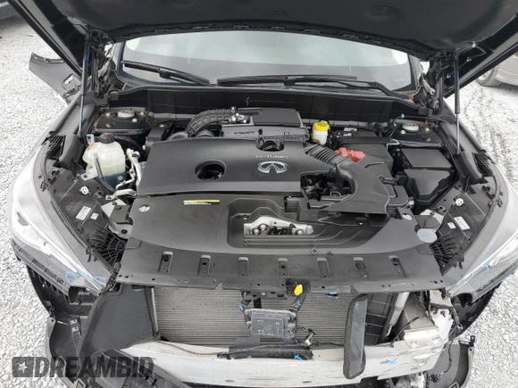 2024 Infiniti QX50 Luxe with VIN 3PCAJ5BA7RF104746, listed as a Copart auction lot 87662355 with 3,024 mi miles and Salvage title. Bid and sale history available at DreamBid. Image 12.