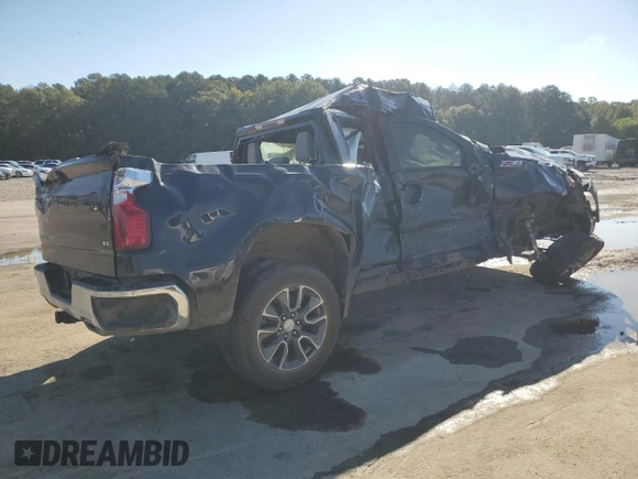 2022 Chevrolet Silverado 1500 LT with VIN 1GCUDDED7NZ562263, listed as a Copart auction lot 73032424 with Not Provided miles and Salvage Title. Bid and sale history available at DreamBid. Image 3.