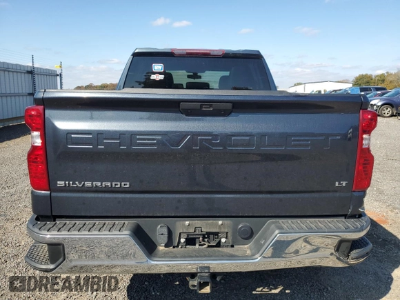 2021 Chevrolet Silverado 1500 LT with VIN 1GCUYDET8MZ418277, listed as a Copart auction lot 77741544 with 69,798 mi miles and Salvage Title. Bid and sale history available at carsss.com. Image 6.