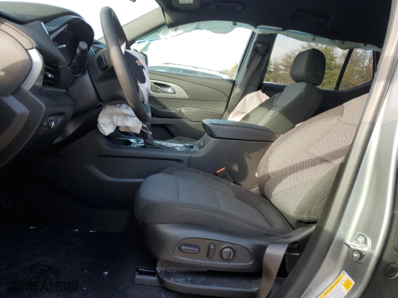 2023 Chevrolet Traverse LT Cloth with VIN 1GNEVGKW7PJ322048, listed as a Copart auction lot 43442654 with 9 mi miles and Non Repairable. Bid and sale history available at carsss.com. Image 7.