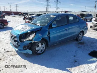 2019 Mitsubishi Mirage G4 ES with VIN ML32F3FJXKHF12917, listed as a Copart auction lot 45554355 with 66,304 mi miles and Salvage Title. Bid and sale history available at carsss.com. Image 1.