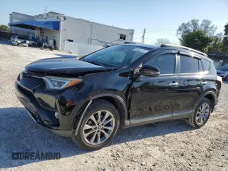2017 Toyota RAV4 Limited with VIN 2T3YFREV4HW322271, listed as a Copart auction lot 51948705 with 72,315 mi miles and Salvage Title. Bid and sale history available at carsss.com. Image 1.