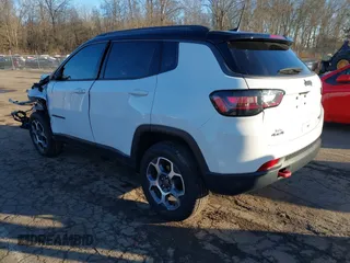 2022 Jeep Compass Trailhawk с VIN 3C4NJDDB4NT156834, выставлен на аукционе IAAI как лот 41113197 с пробегом 28 974 миль миль и . История ставок и продаж доступна на DreamBid. Изображение 3.