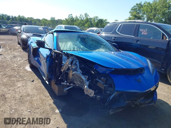 2024 Chevrolet Corvette 3LT with VIN 1G1YC2D47R5113603, listed as a IAAI auction lot 42639608 with Not provided miles and . Bid and sale history available at DreamBid. Image 6.