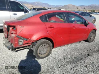 2013 Kia Rio LX with VIN KNADM4A38D6237793, listed as a Copart auction lot 87823165 with 160,349 mi miles and Salvage Title. Bid and sale history available at carsss.com. Image 3.