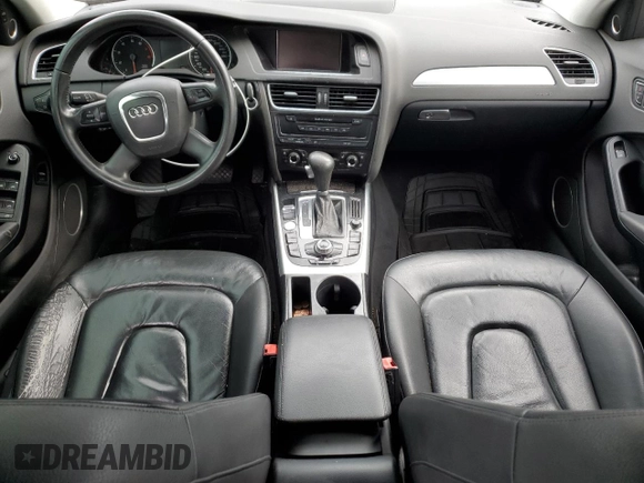 2009 Audi A4 with VIN WAULF68K79N017699, listed as a Copart auction lot 87635845 with Not provided miles and Salvage title. Bid and sale history available at DreamBid. Image 8.
