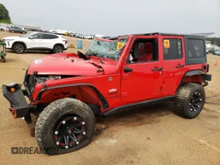 2018 Jeep Wrangler JK Unlimited Sport S with VIN 1C4HJWDG7JL875196, listed as a Copart auction lot 48335044 with 0 mi miles and Salvage Title. Bid and sale history available at carsss.com. Image 1.
