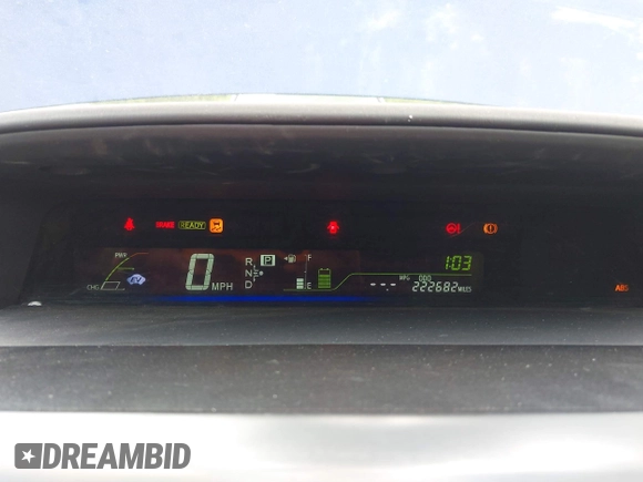 2012 Toyota Prius Two with VIN JTDZN3EU3C3136499, listed as a IAAI auction lot 42210448 with 222,682 mi miles and . Bid and sale history available at DreamBid. Image 7.