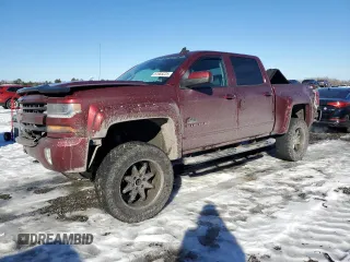 2016 Chevrolet Silverado 1500 LT with VIN 3GCUKREC9GG248787, listed as a Copart auction lot 87665225 with 170,257 mi miles and Salvage Title. Bid and sale history available at DreamBid. Image 1.