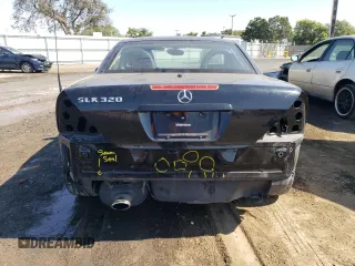 2002 Mercedes-Benz SLK-Class 3.2L with VIN WDBKK65F12F254172, listed as a Copart auction lot 74336334 with 148,405 mi miles and Salvage Title. Bid and sale history available at carsss.com. Image 6.