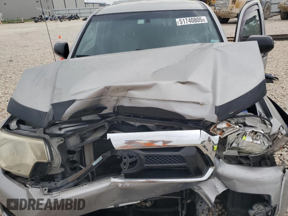 2014 Toyota Tacoma with VIN 3TMMU4FN0EM072840, listed as a Copart auction lot 51740805 with 128,678 mi miles and Salvage title. Bid and sale history available at DreamBid. Image 12.