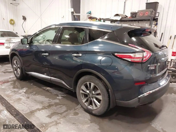 2016 Nissan Murano S with VIN 5N1AZ2MG1GN120699, listed as a IAAI auction lot 41745300 with 99,345 mi miles. Bid and sale history available at carsss.com. Image 3.