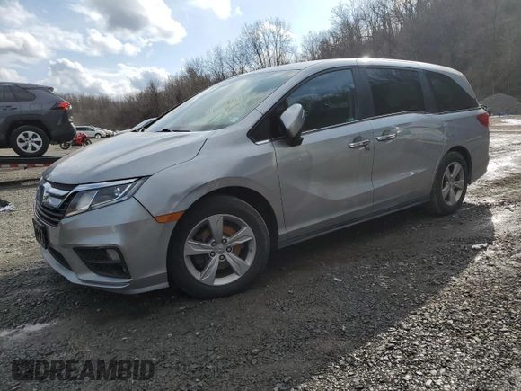 2020 Honda Odyssey EX with VIN 5FNRL6H54LB071354, listed as a Copart auction lot 49274065 with Not Provided miles and Salvage Title. Bid and sale history available at DreamBid. Image 1.