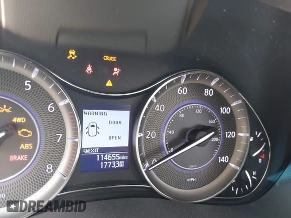 2016 Infiniti QX80 with VIN JN8AZ2NE7G9125016, listed as a IAAI auction lot 42080053 with 114,655 mi miles. Bid and sale history available at carsss.com. Image 7.