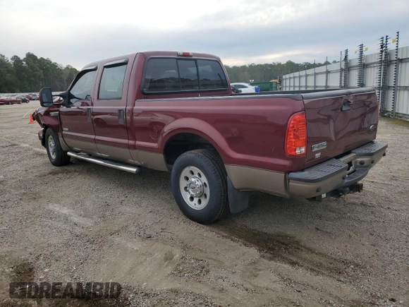 2006 Ford Super Duty F-250 XL with VIN 1FTSW20PX6EA72013, listed as a Copart auction lot 71580323 with 127,137 mi miles and Salvage Title. Bid and sale history available at carsss.com. Image 2.