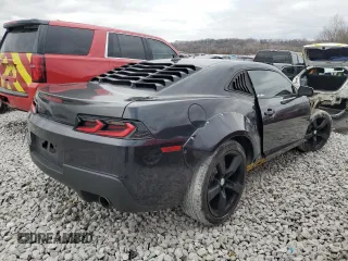 2011 Chevrolet Camaro 2SS with VIN 2G1FK1EJ6B9110919, listed as a Copart auction lot 43157775 with 124,212 mi miles and Salvage Title. Bid and sale history available at DreamBid. Image 3.