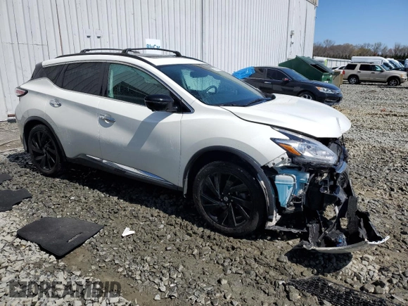 2017 Nissan Murano SL with VIN 5N1AZ2MH5HN154140, listed as a Copart auction lot 52379765 with Not Provided miles and Salvage Title. Bid and sale history available at carsss.com. Image 4.