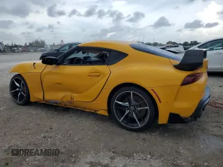 2022 Toyota Supra 3.0 with VIN WZ1DB0C06NW046509, listed as a Copart auction lot 64653075 with 46,472 mi miles and Clean title. Bid and sale history available at DreamBid. Image 2.