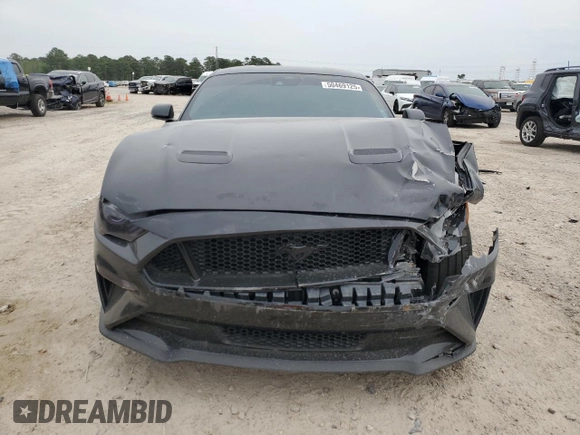 2022 Ford Mustang GT with VIN 1FA6P8CF2N5133041, listed as a Copart auction lot 50469125 with 18,777 mi miles and Salvage Title. Bid and sale history available at carsss.com. Image 5.