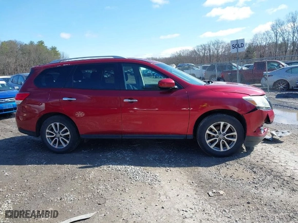 2016 Nissan Pathfinder Platinum with VIN 5N1AR2MM6GC600769, listed as a IAAI auction lot 41937986 with 124,211 mi miles. Bid and sale history available at carsss.com. Image 13.
