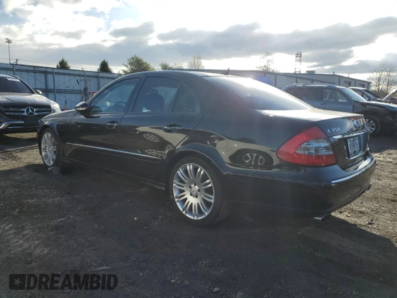 2007 Mercedes-Benz E-Class 3.5L with VIN WDBUF56X77B166210, listed as a Copart auction lot 51114065 with 165,297 mi miles and Salvage Title. Bid and sale history available at carsss.com. Image 2.