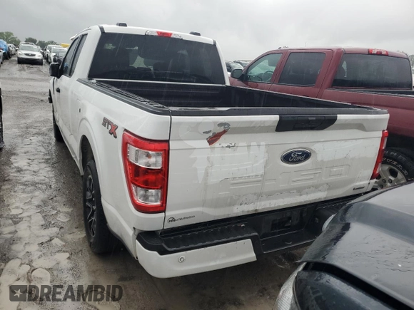 2023 Ford F-150 XL with VIN 1FTEX1CP3PKD50009, listed as a Copart auction lot 59509115 with 90,138 mi miles and Salvage title. Bid and sale history available at DreamBid. Image 6.