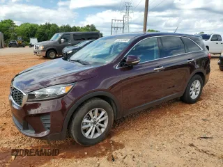 2019 Kia Sorento LX z VIN 5XYPG4A38KG466279, wystawiony jako Copart lot #55343845 z przebiegiem 94 528 mil mil oraz Szkoda całkowita • Salvage title. Historia ofert i sprzedaży dostępna na DreamBid. Obrazek 1.