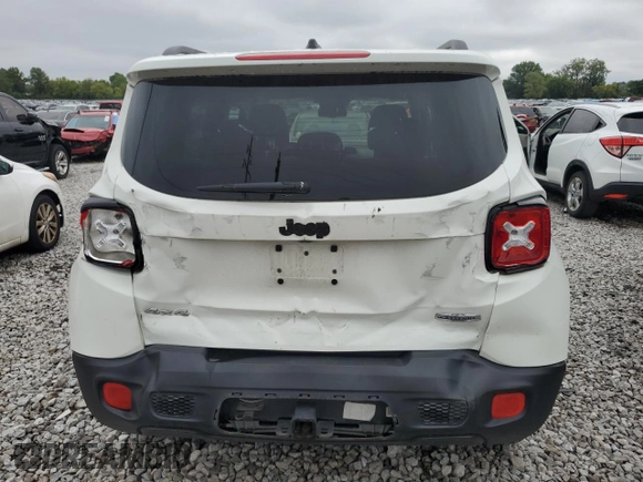 2017 Jeep Renegade Altitude with VIN ZACCJBBB3HPF23443, listed as a Copart auction lot 73295074 with 63,320 mi miles and Salvage title. Bid and sale history available at DreamBid. Image 6.
