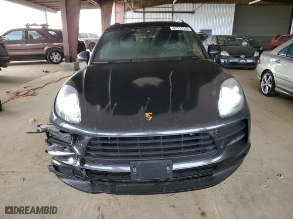 2021 Porsche Macan with VIN WP1AA2A5XMLB17451, listed as a Copart auction lot 43153545 with 23,401 mi miles and Salvage Title. Bid and sale history available at carsss.com. Image 5.
