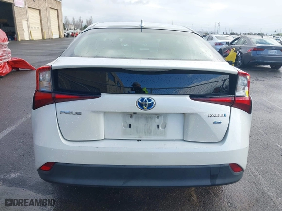 2019 Toyota Prius L Eco with VIN JTDKARFU7K3093038, listed as a IAAI auction lot 41768066 with 124,495 mi miles. Bid and sale history available at carsss.com. Image 16.
