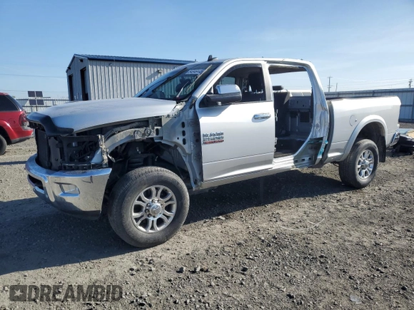 2016 Ram 2500 Laramie with VIN 3C6UR5FL3GG159968, listed as a Copart auction lot 54046445 with 106,300 mi miles and Salvage Title. Bid and sale history available at carsss.com. Image 1.