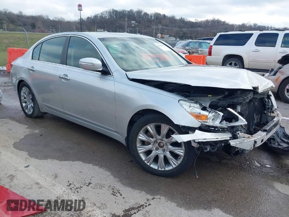 2009 Hyundai Genesis with VIN KMHGC46E29U036130, listed as a IAAI auction lot 41136708 with 145,256 mi miles and . Bid and sale history available at DreamBid. Image 1.