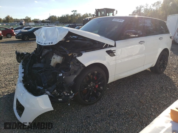 2022 Land Rover Range Rover Sport HST with VIN SALWS2RU3NA206185, listed as a Copart auction lot 83051924 with 41,278 mi miles and Salvage Title. Bid and sale history available at carsss.com. Image 1.